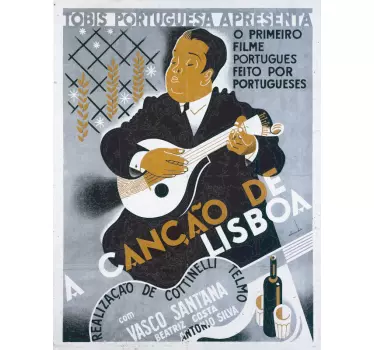 Autocolantes de banners Cartaz A Canção De Lisboa - TenStickers