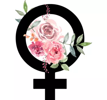 Vinil ícone Símbolo Feminino - TenStickers