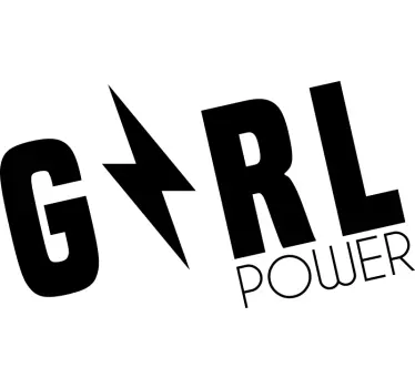Autocolantes decorativos de motivação pessoal Girl Power - TenStickers