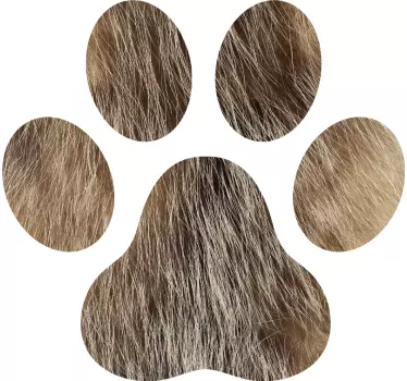 Autocolante decorativo para carros Patas de cão - TenStickers