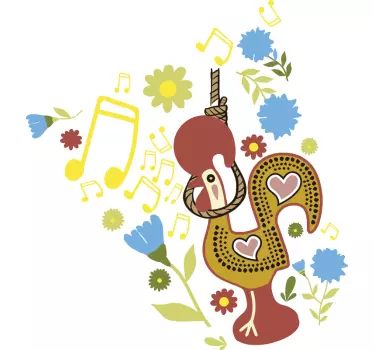 Autocolantes com cidades e países Galo de Barcelos - TenStickers