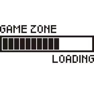 Vinil autocolante videojogo Game Zone Loading - TenStickers