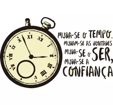 Autocolantes decorativos de literatura Poema de luis camoes - TenStickers