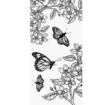 Janela lepidoptera Autocolante para janelas - TenStickers