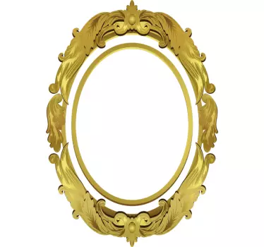 autocolante decorativo de moldura de espelho - TenStickers