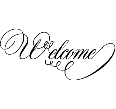 Sticker decorativo Welcome - TenStickers