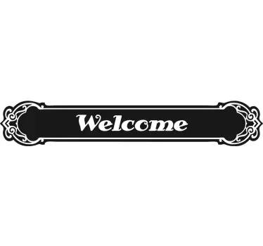 Vinil decorativo welcome clássico - TenStickers