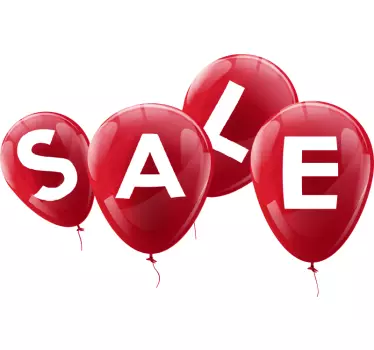 Autocolante de promoção balões de liquidação de verão - TenStickers