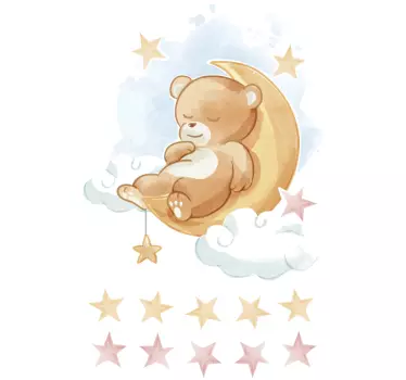 Autocolante infantil de brinquedos Urso de Peluche - TenStickers