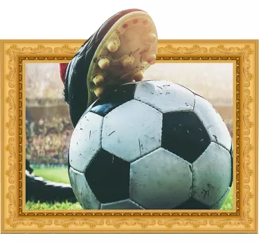 Autocolante do quadro de futebol 3d - TenStickers