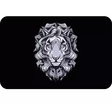 Vinil autocolante para PC Leão preto - TenStickers
