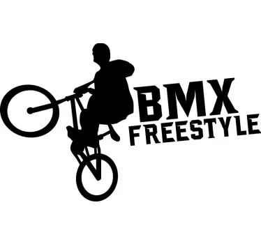 Autocolante decorativo de ciclismo freestyle bmx - TenStickers