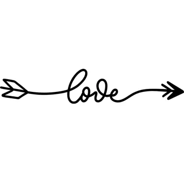 Autocolante do amor Love estilo nórdico - TenStickers