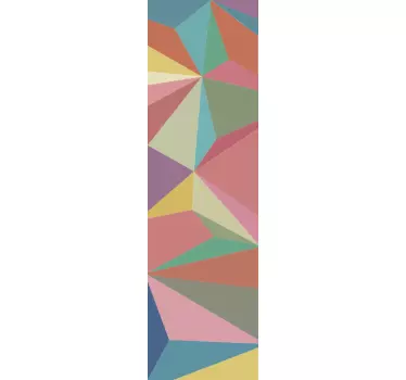 Janela de escritório geométrica filme Autocolante para janelas - TenStickers