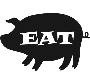Autocolante para cozinha Eat - TenStickers