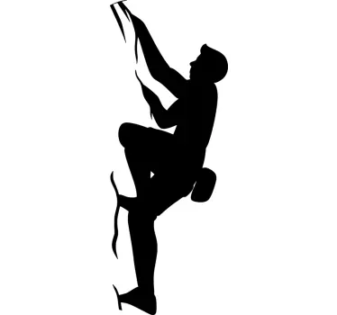 Autocolante decorativo de desportos radicais Alpinista  - TenStickers