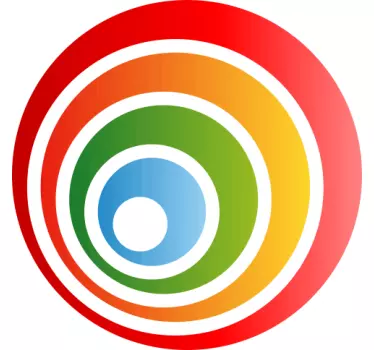 Autocolante decorativo círculos espirais - TenStickers
