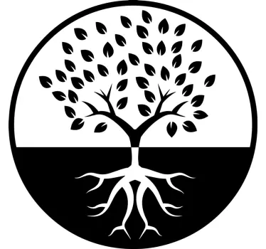 Vinil decorativo de natureza árvore da vida  - TenStickers