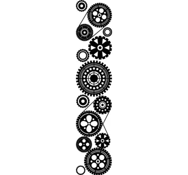 Vinil Decorativo Cremalheiras - TenStickers