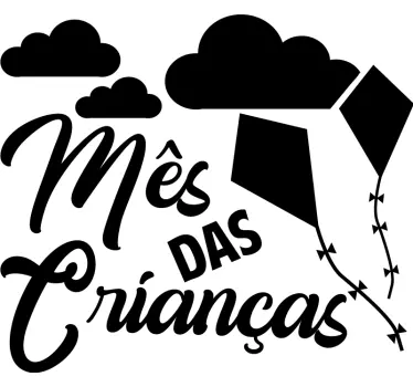 Vinil decorativo para montras Mês das crianças - TenStickers