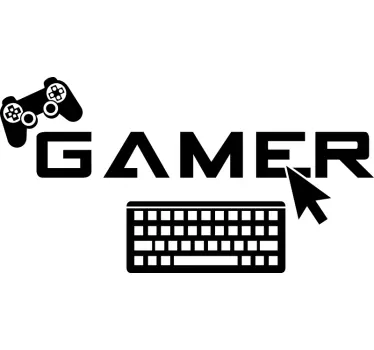 Vinil decorativo de videojogos Gamer - TenStickers