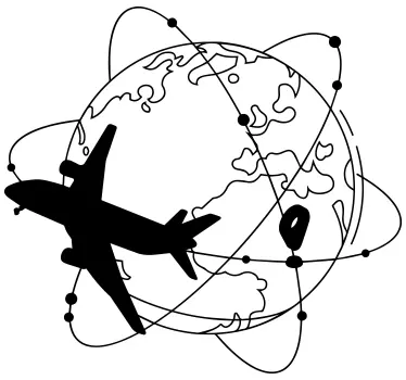 Vinil decorativo de viagens e aventuras Pelo mundo fora - TenStickers