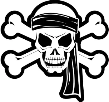 Autocolantes de halloween Autocolante Decorativo Pirata - TenStickers