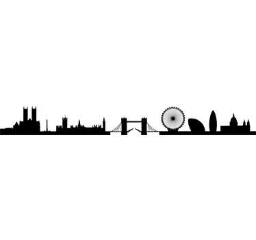 Autocolantes decorativos skyline Londres - TenStickers