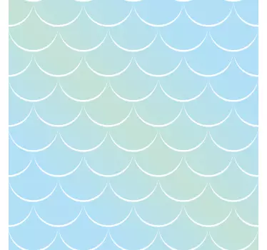 Piso pastel escalas padrão vinil autocolante decorativo de vinil - TenStickers