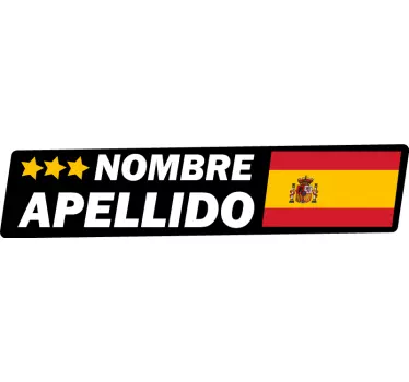 Bicicleta bandeira personalizável - TenStickers