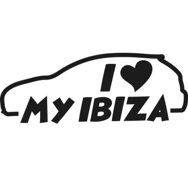 Autocolante decorativo para carros Texto personalizável - TenStickers