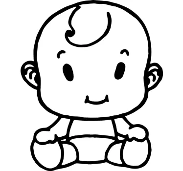Bebe a bordo personalizado Corpo da criança - TenStickers