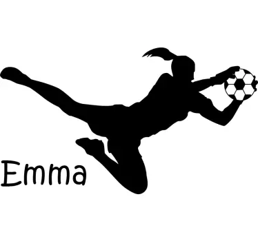 Autocolante decorativo futebol Goleiro de futebol - TenStickers
