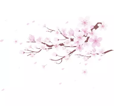 Adesivo decorativo flores árvore flor de cerejeira - TenStickers