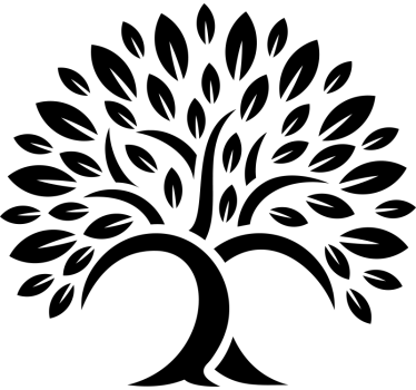 Autocolantes de flores e plantas árvore simples folhas pequenas - TenStickers