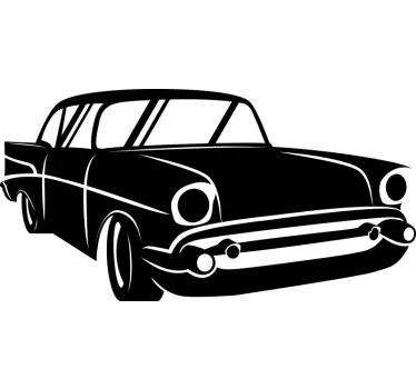 Vinil para carros Carro retrô - TenStickers