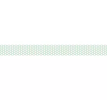 Autocolante decorativo azulejo Formas hexagonais verdes - TenStickers