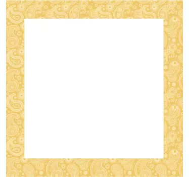 Espelhos decorativos autocolantes Paisley árabe - TenStickers
