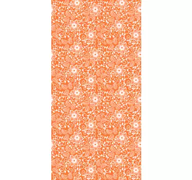 Paisley flores janela vinil autocolante decorativo - TenStickers