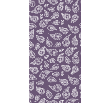 Ying yang paisley Autocolante para janelas - TenStickers