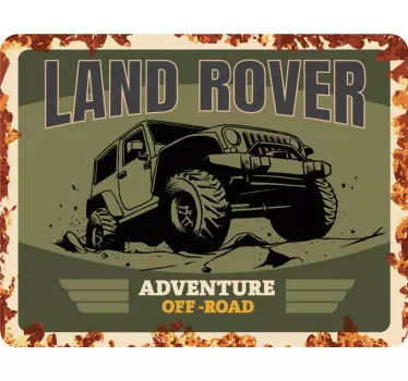 Vinil para carros Land rover - TenStickers