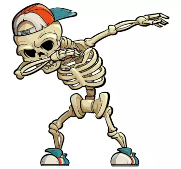 Autocolantes decorativos de halloween Esqueletos dançando - TenStickers