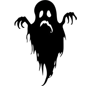 Autocolantes decorativos de halloween Derretendo fantasma assusta - TenStickers