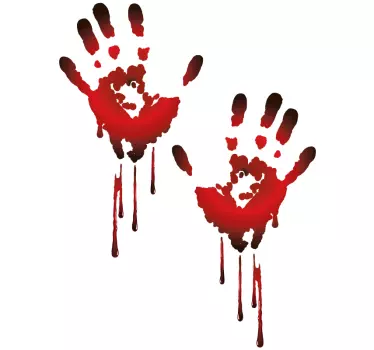 Autocolantes decorativos de halloween Vestígios de sangue - TenStickers