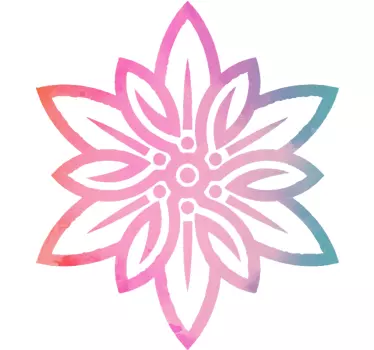 Autocolantes flores Flor edelweiss - TenStickers