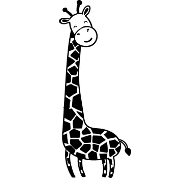 Autocolante decorativo para bebé Girafa bebê caminhando - TenStickers