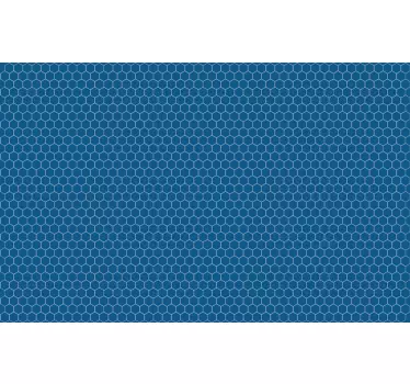 Vinil para chão Pentágono azul - TenStickers