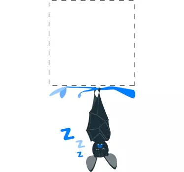 Vinil  para interruptor Texto desligado do morcego - TenStickers