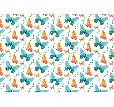 Autocolante decorativo para PC Borboletas bicolores - TenStickers