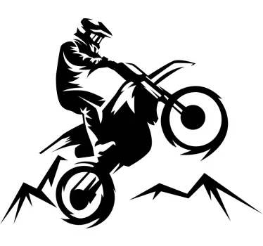 Autocolantes personalizados para motas Motociclista - TenStickers
